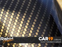 Gold Candied Carbon (100cm)