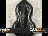 Rough Carbon - Silver (100cm)