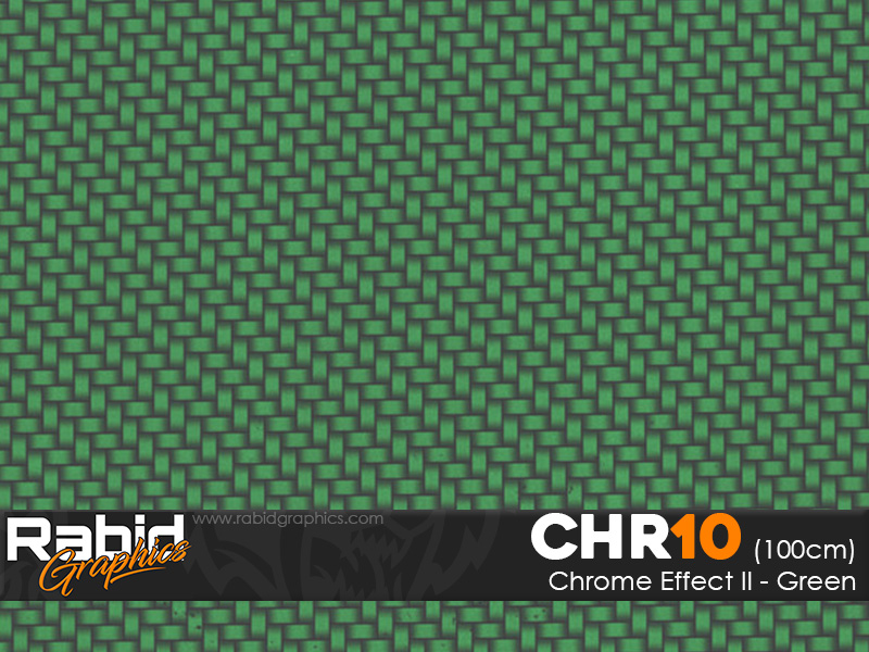 Chrome Effect II - Green (100cm)