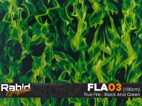 True Fire - Black & Green (100cm)