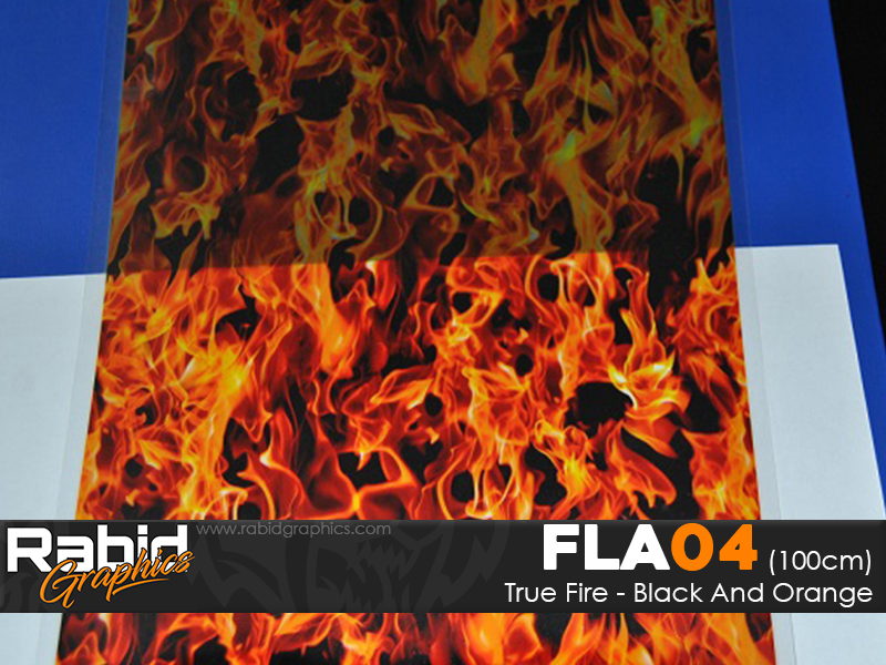 True Fire - Black & Orange (100cm)