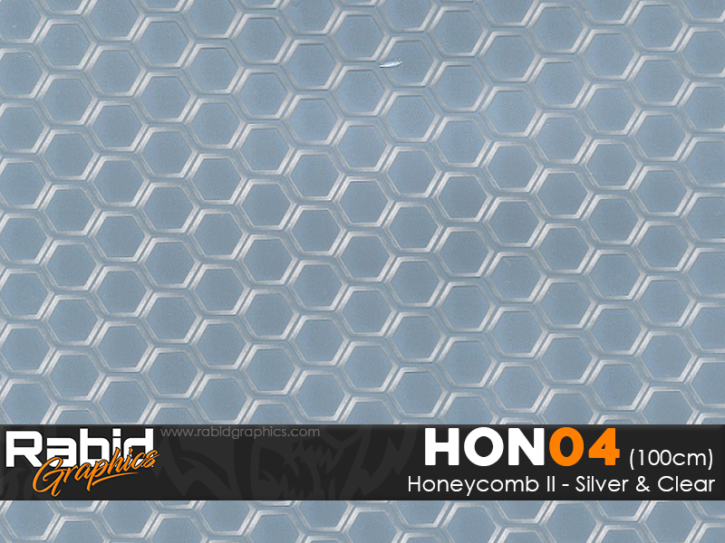 Honeycomb II - Silver & Clear (100cm)
