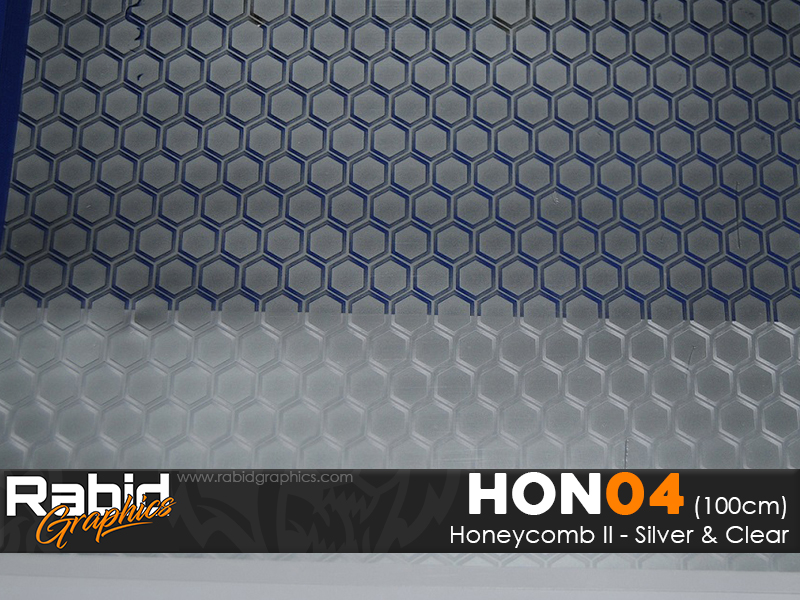 Honeycomb II - Silver & Clear (100cm)