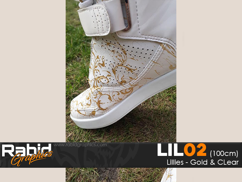 Lillies - Gold & Clear (90cm)