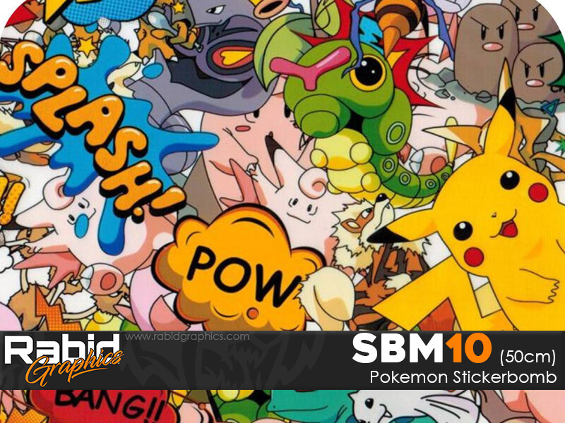 Pokemon Stickerbomb (50cm)